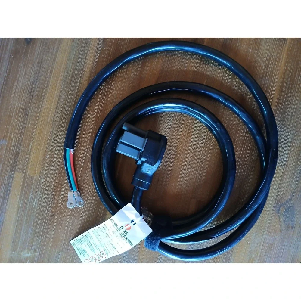 Intertek 4 Prong Dryer Cord 6' 10awg 30Amp Appliance Power Cord 14-30‎ Black ZD4